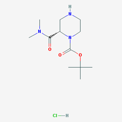 Picture of (S)-tert-Butyl 2-(dimethylcarbamoyl)piperazine-1-carboxylate hydrochloride