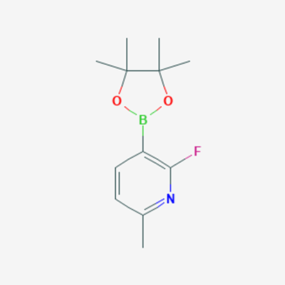 Picture of 2-Fluoro-6-methyl-3-(4,4,5,5-tetramethyl-1,3,2-dioxaborolan-2-yl)pyridine