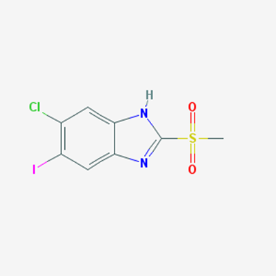 Picture of 5-Chloro-6-iodo-2-(methylsulfonyl)-1H-benzo[d]imidazole