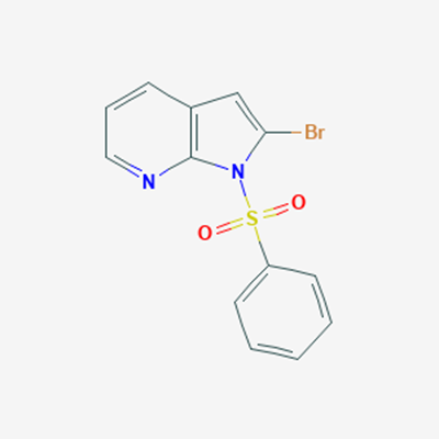 Picture of 2-Bromo-1-(phenylsulfonyl)-1H-pyrrolo[2,3-b]pyridine