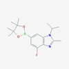 Picture of 4-Fluoro-1-isopropyl-2-methyl-6-(4,4,5,5-tetramethyl-1,3,2-dioxaborolan-2-yl)-1H-benzo[d]imidazole