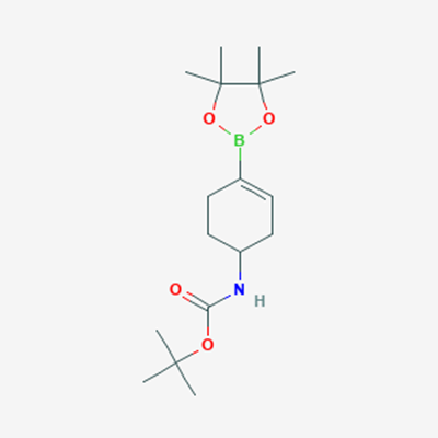 Picture of tert-Butyl (4-(4,4,5,5-tetramethyl-1,3,2-dioxaborolan-2-yl)cyclohex-3-en-1-yl)carbamate