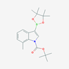 Picture of tert-Butyl 7-methyl-3-(4,4,5,5-tetramethyl-1,3,2-dioxaborolan-2-yl)-1H-indole-1-carboxylate