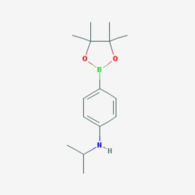 Picture of N-Isopropyl-4-(4,4,5,5-tetramethyl-1,3,2-dioxaborolan-2-yl)aniline