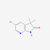 Picture of 5-Bromo-3,3-dimethyl-1H-pyrrolo[2,3-b]pyridin-2(3H)-one