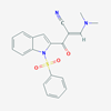 Picture of 3-(Dimethylamino)-2-(1-(phenylsulfonyl)-1H-indole-2-carbonyl)acrylonitrile