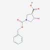 Picture of (3R,4S)-1-((Benzyloxy)carbonyl)-4-fluoropyrrolidine-3-carboxylic acid