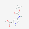 Picture of (2S,4S)-4-((tert-Butoxycarbonyl)amino)pyrrolidine-2-carboxylic acid