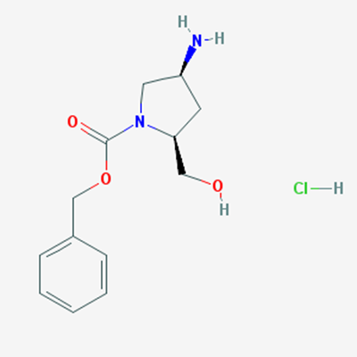 Picture of (2S,4S)-1-Cbz-2-Hydroxymethyl-4-aminopyrrolidine hydrochloride