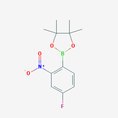 Picture of 2-(4-Fluoro-2-nitrophenyl)-4,4,5,5-tetramethyl-1,3,2-dioxaborolane
