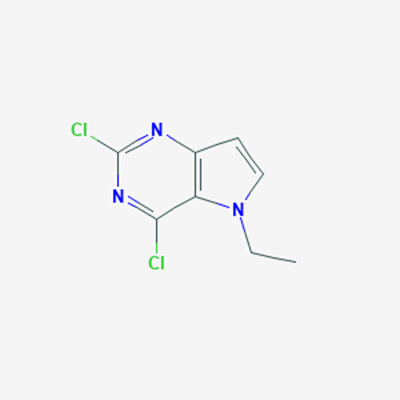 Picture of 2,4-Dichloro-5-ethyl-5H-pyrrolo[3,2-d]pyrimidine