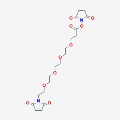 Picture of 2,5-dioxopyrrolidin-1-yl 1-(2,5-dioxo-2H-pyrrol-1(5H)-yl)-3,6,9,12-tetraoxapentadecan-15-oate