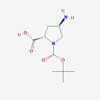 Picture of (2S,4R)-4-Amino-1-(tert-butoxycarbonyl)pyrrolidine-2-carboxylic acid