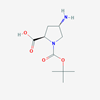 Picture of (2R,4S)-4-Amino-1-(tert-butoxycarbonyl)pyrrolidine-2-carboxylic acid