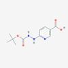 Picture of 6-(2-(tert-Butoxycarbonyl)hydrazinyl)nicotinic acid