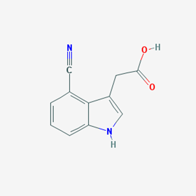 Picture of 2-(4-Cyano-1H-indol-3-yl)acetic acid