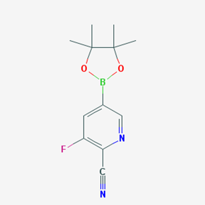 Picture of 3-Fluoro-5-(4,4,5,5-tetramethyl-1,3,2-dioxaborolan-2-yl)picolinonitrile