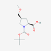 Picture of (2S,4S)-1-(tert-Butoxycarbonyl)-4-(methoxymethyl)pyrrolidine-2-carboxylic acid