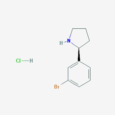 Picture of (S)-2-(3-Bromophenyl)pyrrolidine hydrochloride