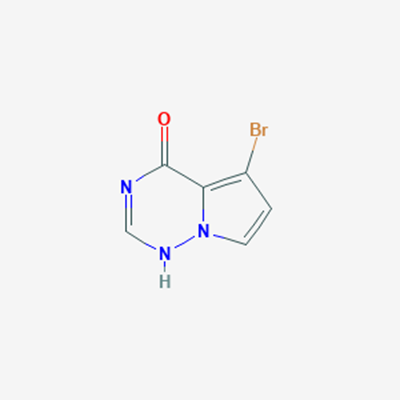 Picture of 5-Bromopyrrolo[2,1-f][1,2,4]triazin-4(3H)-one