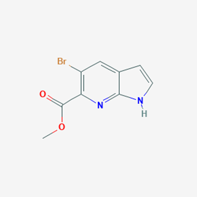 Picture of Methyl 5-bromo-7-azaindole-6-carboxylate