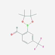 Picture of 2-(4,4,5,5-Tetramethyl-1,3,2-dioxaborolan-2-yl)-4-(trifluoromethyl)benzaldehyde