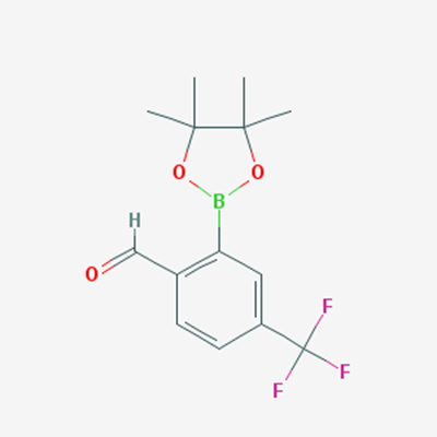 Picture of 2-(4,4,5,5-Tetramethyl-1,3,2-dioxaborolan-2-yl)-4-(trifluoromethyl)benzaldehyde
