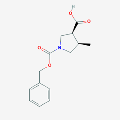 Picture of (3S,4R)-1-((Benzyloxy)carbonyl)-4-methylpyrrolidine-3-carboxylic acid