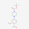Picture of tert-Butyl 4-(4-formyl-3-hydroxyphenyl)piperazine-1-carboxylate