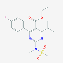 Picture of Ethyl 4-(4-fluorophenyl)-6-isopropyl-2-(N-methylmethylsulfonamido)pyrimidine-5-carboxylate