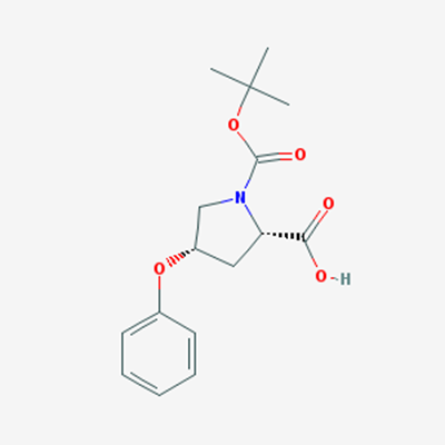 Picture of (2S,4S)-1-(tert-Butoxycarbonyl)-4-phenoxypyrrolidine-2-carboxylic acid