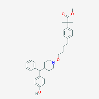 Picture of Methyl 2-(4-(4-(4-(hydroxydiphenylmethyl)piperidin-1-yl)butanoyl)phenyl)-2-methylpropanoate