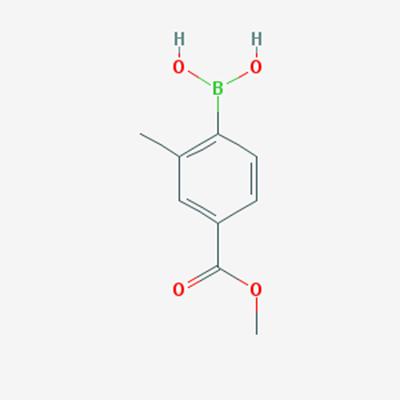 Picture of (4-(Methoxycarbonyl)-2-methylphenyl)boronic acid