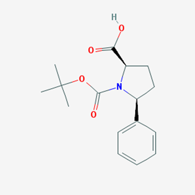 Picture of (2R,5S)-1-(tert-Butoxycarbonyl)-5-phenylpyrrolidine-2-carboxylic acid