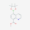 Picture of Methyl 5-(4,4,5,5-tetramethyl-1,3,2-dioxaborolan-2-yl)quinoline-8-carboxylate