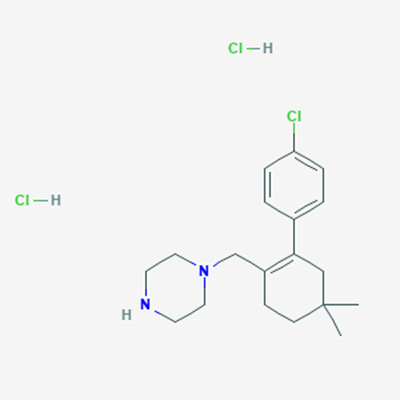 Picture of 1-((4-Chloro-5,5-dimethyl-3,4,5,6-tetrahydro-[1,1-biphenyl]-2-yl)methyl)piperazine dihydrochloride