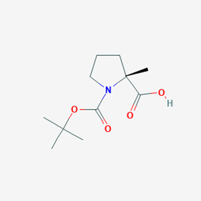 Picture of (R)-1-(tert-Butoxycarbonyl)-2-methylpyrrolidine-2-carboxylic acid