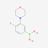 Picture of (4-fluoro-3-morpholinophenyl)boronic acid