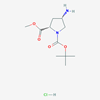 Picture of Methyl (2S,4S)-1-Boc-4-aminopyrrolidine-2-carboxylate hydrochloride