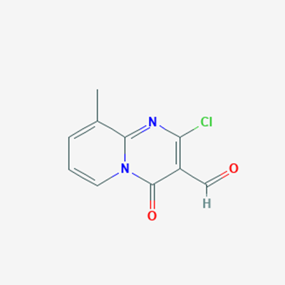 Picture of 2-Chloro-9-methyl-4-oxo-4H-pyrido[1,2-a]pyrimidine-3-carbaldehyde