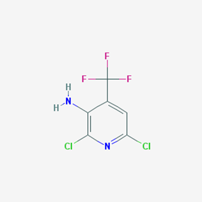 Picture of 2,6-Dichloro-4-(trifluoromethyl)pyridin-3-amine