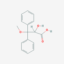 Picture of 2-Hydroxy-3-methoxy-3,3-diphenylpropanoic acid