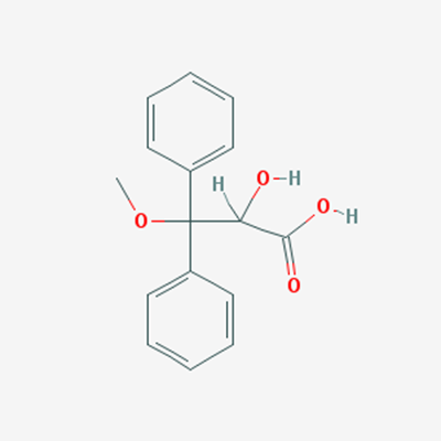 Picture of 2-Hydroxy-3-methoxy-3,3-diphenylpropanoic acid