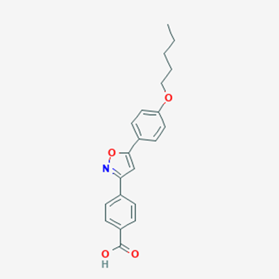 Picture of 4-(5-(4-(Pentyloxy)phenyl)isoxazol-3-yl)benzoic acid