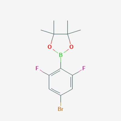 Picture of 2-(4-Bromo-2,6-difluorophenyl)-4,4,5,5-tetramethyl-1,3,2-dioxaborolane