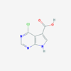 Picture of 4-Chloro-7H-pyrrolo[2,3-d]pyrimidine-5-carboxylic acid