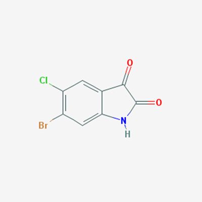 Picture of 6-Bromo-5-chloroindoline-2,3-dione