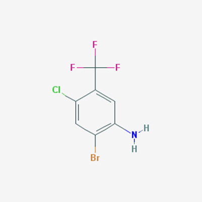 Picture of 2-Bromo-4-chloro-5-(trifluoromethyl)aniline