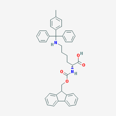 Picture of (R)-2-((((9H-Fluoren-9-yl)methoxy)carbonyl)amino)-6-((diphenyl(p-tolyl)methyl)amino)hexanoic acid