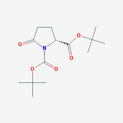 Picture of (R)-Di-tert-butyl 5-oxopyrrolidine-1,2-dicarboxylate
